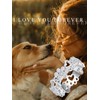 PRAYMOS Heart Dog Paw Rings for Women S925 Sterling Silver