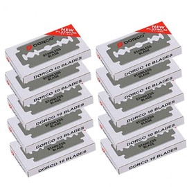 100P Dorco razor blade safety razor blade double-edged makeup blade razor Dorco double sided