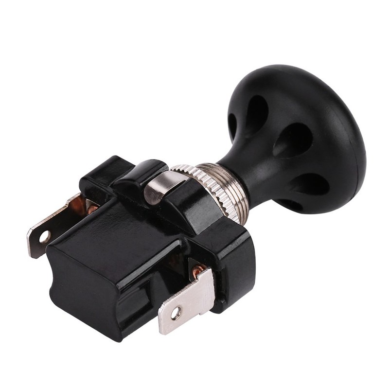 Qiilu Car Push Light Switch, 12 V Car Headlight Pressure