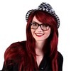 blinkee LED Flashing Fedora Hat with Checkered Sequins