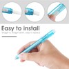 Molain Pen-Style Erasers Set, 2PCS Retractable Mechanical Eraser Pens with