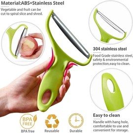 Stainless Steel Cabbage or Lettuce Shredder Vegetable Peeler and Grater NEW