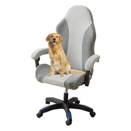 Yixinly Gaming Chair Cover, Gaming Chair Cover, Office Chair Cover, Highly Elastic Gaming Chair Cover, Stretchy, Removable, Washable, Non-Slip Gaming Chair Covers, for Gaming Chair, Swivel Chair (Grey