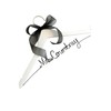 Custom Wedding Dress Hanger for Bride with Sheer Ribbon in