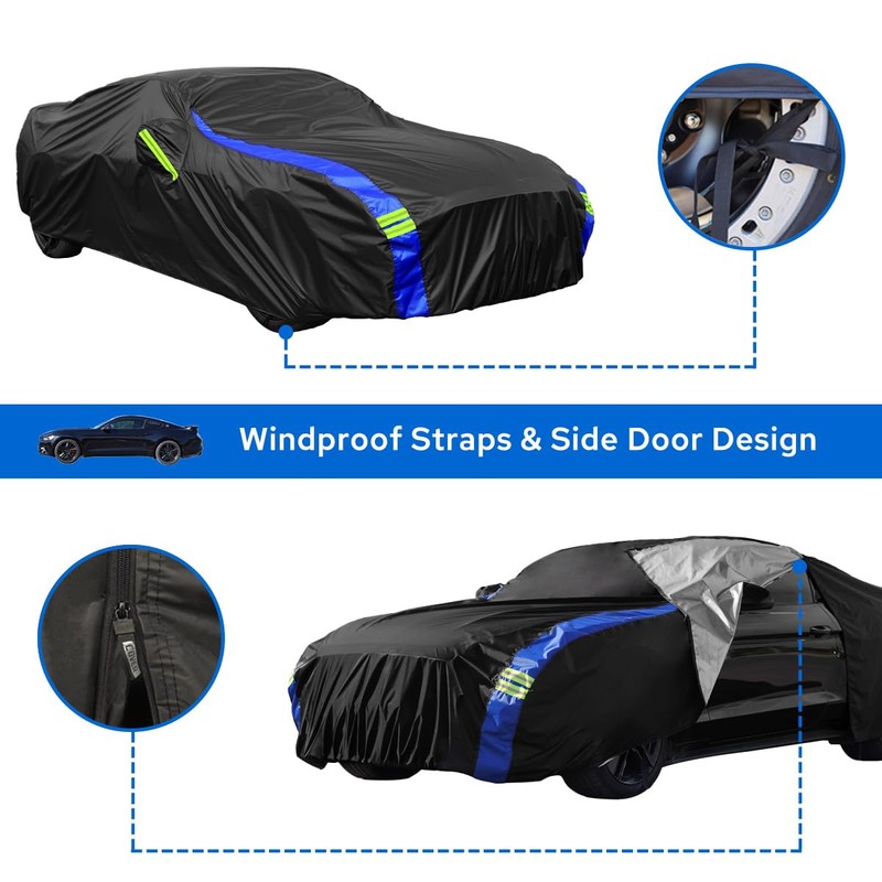 Avecrew for Ford Mustang Car Cover Waterproof All Weather for
