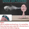COMLIFE Misting Baby Stroller Fan, 270° & 360° Pivoting Portable