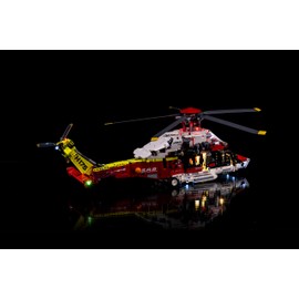 Brick Loot LED Lighting Kit for Airbus H175 Rescue Helicopter 42145