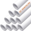 3/4 Inch PVC Pipe, 10-Pack (40 Inch Length), Furniture Grade