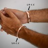 Solid Copper Bracelet Bangle Thick Thin Simple EMF for Men