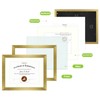 Golden State Art, 11x14 Gold Document Frame - Displays Frames