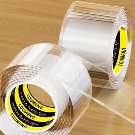 COUMENO 2Pack Clear Edge Protector,Safe Corner Protector, Anti-Sharp Edge Protector, for Furniture, Drawers, Tables, Cabinets 2inX3.28FT