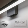 Aipsun 27.6 inch Modern Black Vanity Light LED Black Bathroom