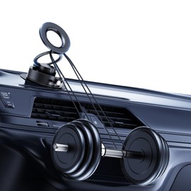 Terravik Car Phone Holder, 360° Rotating Strong Suction Cup, Universal Car Adjustable Car Phone Holder - Compatible with Dashboard and Windshield