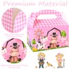 Farm Animals Party Favor Treat Boxes 12Pcs Farm Animals Gift