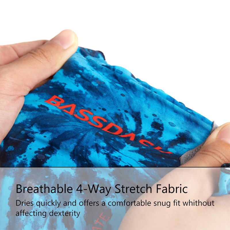 Bassdash ALTIMATE Series Fishing Gloves, UV Protection, Sun Protection, Quick