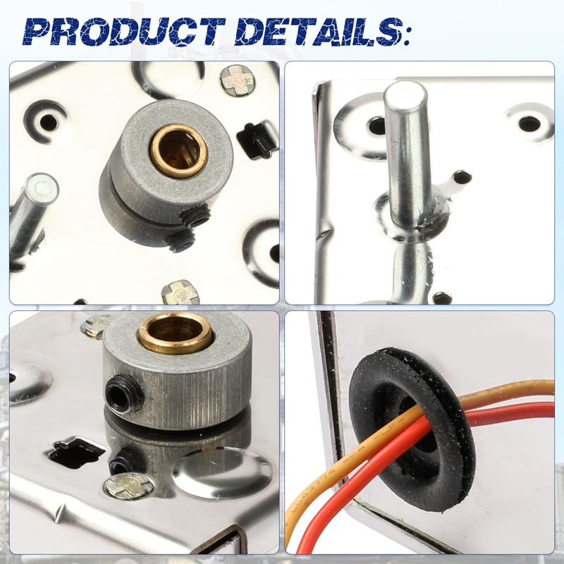 Replacement Damper Motor Actuator Compatible with Honeywell's M847D Series Motors