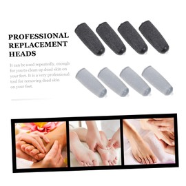 Baluue Remover for Feet 8pcs Replacement Heads Pedicure Roller Heads Foot File Remove Foot Care Accessories