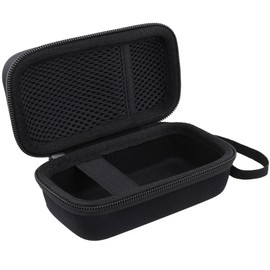 Khanka for Canon PowerShot SX740 HS/G7 X Mark II/Mark III/V1 Digital Camera Hard Travel Carrying Storage Case with Carry Handle and Shoulder Strap,Case Only (Black)