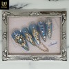 ❄️Winter Palace Handmade Nail Tips❄️ - Long Round Square /