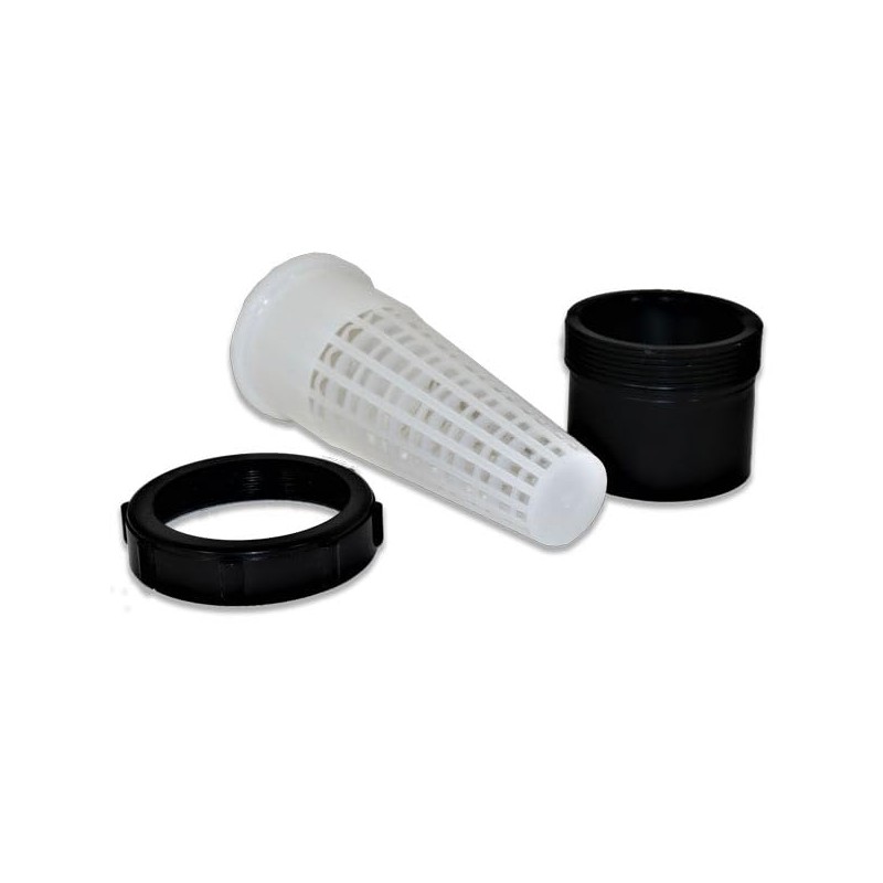 eco-filtration DOUBLE REMOVABLE STRAINER/CAGE FROM 2”/56MM RIGID PIPE KOI FISH