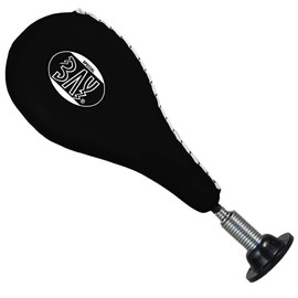 BAY® Fun Wall Punch Pad with Spring, Black - Punch Cushion, Punch Ball, Speed Ball, Double Single Centre, Black Red Wall Boxing Cushion, Wall Boxing Cushion, Wall Boxing Cushion, Wall Boxing Cushion