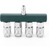 CYSFETENA 4-Way Compressed Air Distributor 1/4 Inch Npt Connection, Compressed