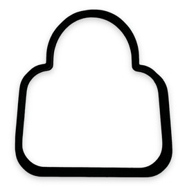 Handbag Cookie Cutter with Easy Push Design