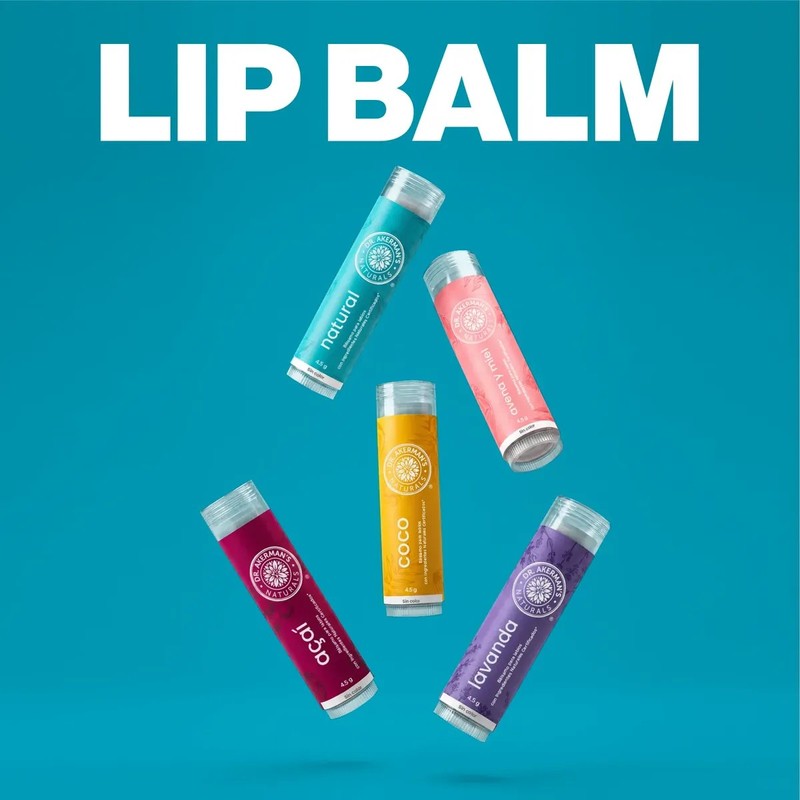 Bálsamo Labial Dr. Akermans Naturals Hidratante Neutro