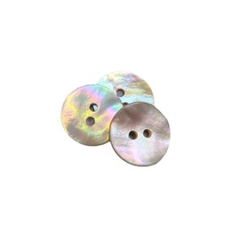 Akoya Natural Shell Buttons in Mother of Pearl Various Sizes Made and Shipped from Spain
