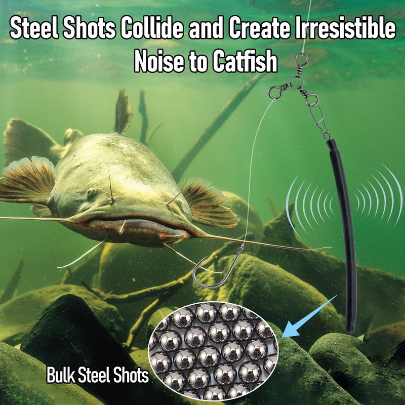 Dr.Fish 6 Pack Dragging Weights for Catfishing Trolling, Drifting Dragging