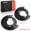 A-Premium Rear Driver and Passenger Side Brake Dust Shield Compatible