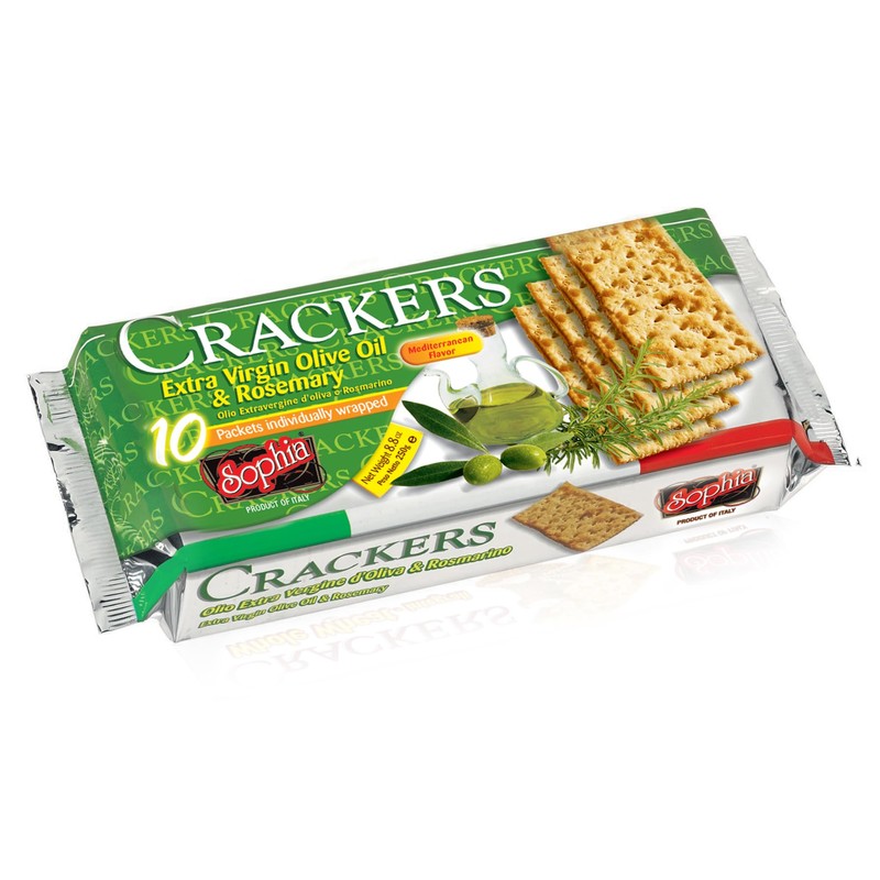 Sophia Cracker Italian Rosemary & Extra Virgin Olive Oil 8.8oz