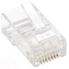 Intellinet RJ45 Modular Plugs Cat5e UTP 3-Prong for Solid Wire