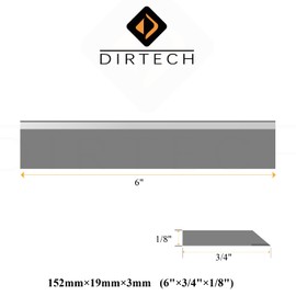 6 Inch TCT Planer Blades for 6" Thickness Jointer Planer Tungsten Carbide Tipped Planer Cutters 6" x 3/4" x 1/8", Single Edge, Set of 6