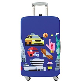 LOQI Hey Studio Luggage Cover M, New York