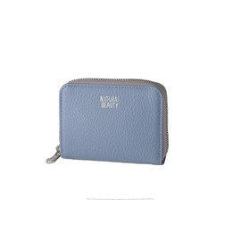 Natural Beauty Mini Wallet, RF Folding Wallet, Glass, blue