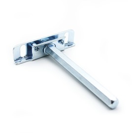 DOJA Barcelona Floating Bracket for Intelligent Shelves 76 x 19 x 11 mm Bolt 10 x 100 mm Pack 6 Invisible Shelf Bracket Safe, Stable and Elegant Floating Shelf Support