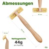 THE BAMBOOVEMENT 99% Plastic-free Sustainable Disposable Razor Men, 3 Premium
