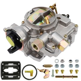 Marine Carburetor for Mercruiser 3.0 Carburetor 2 Barrel 3.0L 2.5L 4.3L 5.0L 5.7L Carb for rochester Mercury 4 CYL Engines Mercarb with Jets Long Linkage and Gaskets Electric choke 3310-864940A01