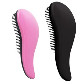 2 PCS Detangling Brush for All Hair Types ，Scalp Massage Brush，Hairbrush ，Styling Hair Brush， For Women, Men and Kids， For Natural, Curly, Straight，Wet or Dry Hair