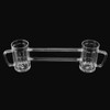 430ml Beer Mug Double Conjoined Beer Glass Drop Resistant Acrylic