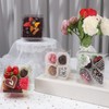 JCXGRVC 50Pack Full Clear Cookies Boxes 5x5x2Inches Bakery Boxes for