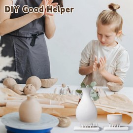 Hopbucan Kiln Stilts Support Nails Pottery Firing Mat High Temperatures Kiln Tools Clay Parts (3 Pack)