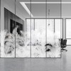 ChicSkin Modern Botanical Etched Glass Window Privacy Film, Thickened Textured