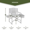 TIMBER RIDGE Lightweight Camping Chair, Portable Laurel Director's Chair with