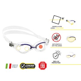 CRESSI Flash Lady Googles Clear/Frame Clear Lilac