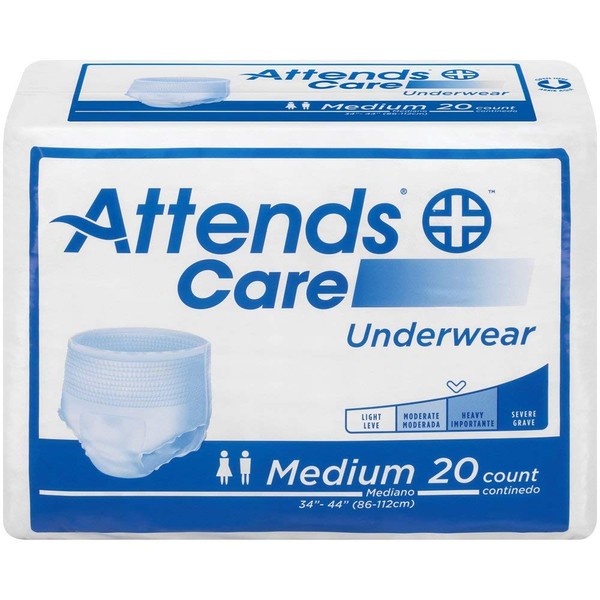 Attends Underwear Regular - Medium 80/cs