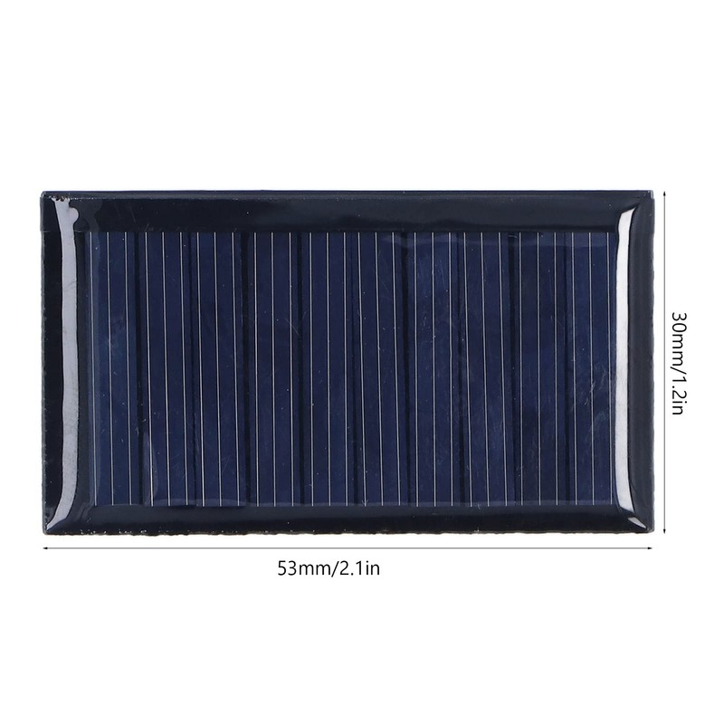 Garosa 10pcs 5V 300MA 0.15W Polysilicon Small Solar Cell DIY