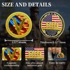 CHURYUML Military Challenge Coins Veterans Appreciation Coin Thank You for
