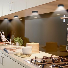 Aokpsrt Puck Lights with Remote Control, 16 Color Changeable Under Cabinet Lights, Battery Operated Wireless Led Lights with Dimmer & Timmer for Closet, Bedroom,Kitchen (12 Packs)